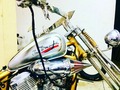 Les cuento que en solo días estará lista esta joya “ANTIKING” una moto hecha personalizada e inspirada en mis tatuajes hecha a mano. By @38custom