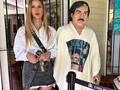 En esta primera foto una de las personas con mas maldad de todos los tiempos, con una personalidad encantadora pero con un corazón frío y diabólico, se dice que que aún no ha nacido nadie así.   El otro es Pablo Escobar que no era tampoco tan alto 😂