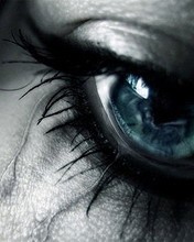 blue pained eyes redgage