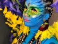CARNAVALES ✨✨✨ Tiempo de crear y sacar toda la creatividad que existe en ti para plasmar en cada detalle lo que te gusta hacer. Colores vibrantes, ✨ brillos, lentejuelas y todo se convierte en una sola pieza desde el maquillaje, peinados, tocados, vestuarios se juntan para formar una verdadera magia de fantasía.  AVATAR fantasioso #avatar2 #avatar #maquillajefantasia🎨 #maquillajecolombiano -#maquillajeprofesional #bodypainting #carnavaldebarranquilla