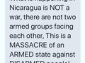 #sosinss #sosupoli #sosnicaragua #nicastruggles #nica #help #war #nomorelies #justice #prayforus #2018  We have no guns we only have sticks, stones and love for our country. They have guns and tanks and gas and they are killing us. We need to let the world know. 70+ deaths, 80% students and two minors, they are killing our people. No more lies.