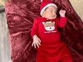 This is her first Christmas, and the first with her for us. We love u ❤️ Avery. You bring peace, joy and color to our house. ❤️🎄