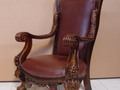 Hand Carved SouthWestern USA Colonial Chair 1850's