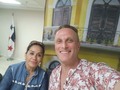 Con la Embajadora de Panamá en Israel Adis Urieta en el arranque de mis clases de Teatro en la Embajada. Carlebach 31. Piso 5. Tel Aviv, Israel.