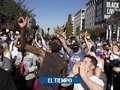 Cientos toman las calles de Washington D.C. para celebrar el resultado electoral de EE.UU.