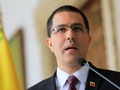 Jorge Arreaza calificó de “política cruel y fracasada” acciones de la UE