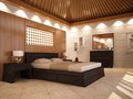 Harmonia Living Cairo Platform Bed – Queen HL-CAI-MH-JV-BD-QN    The Cairo Bedroom Collection is simple and functional, featuring subtle angles and clean lines with a nod towards Asian style.