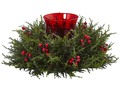 Nearly Natural Cedar Berry Candelabrum 4892    Cedar Berry Candelabrum Nothing announces the holiday season quite like the reds and greens of Cedar and Berries.