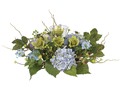 Nearly Natural Roll over product image to zoom In Hydrangea Candelabrum Centerpiece 4632    Hydrangea Candelabrum Centerpiece A native of Japan, this lovely hydrangea arrangement makes the perfect centerpiece for your dining room table or kitchen counter space.