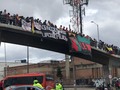 Alcaldesa de Bogotá ClaudiaLopez rechazó valla de la minga indígena que insta a muerte de Uribe.