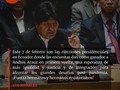 #ElTrinoDelDía El espaldarazo de Evo Morales a Andrés Arauz en las elecciones de Ecuador.