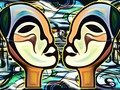 Mirrors . . . . . . ..  . . . . . . . . #abstract #art #digitalart #mirror