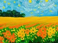 Yellow . . . . . . . . . . . . . . . . . . . . . . . . . . . #nature #flower #art #artist #yellow #sky #digitalart #digital