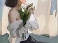 The flower . . . . . . . . . . . . . . . . . . . . . . . . . . . . . #flower #girl #digital #digitalart #photo #photomanipulism #art #artist #girl #dream