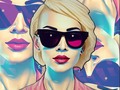Doll  .  . . . . . . . . . . . . . . . . . . . . . . . . .  #doll #pop #popart #woman #graphic #blond #art #artist #digital #digitalart