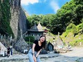 Tampoco es que esté bien altota pero que manera de mi posar pa no tapar ese hermoso fondo ❤️  Lugar: @jinan_gun 🇰🇷⛰