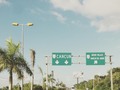 #cancun #mexico #mx #cielo #carretera #letrero #destino