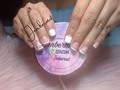 Uñas naturales semipermanente Tiernas 🦋🦋🦋 la verdad me parecen súper bellas  #uñasnaturales💅 #semipermanente #nails💅 #blanco #mariposas🦋