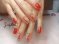 Rojo de la pasión ❤️❤️❤️  Recuerda agendar tu cita numero en el perfil📞 #nails💅🏻#acrilicasnails#uñasacrilicas#semipermanente#glitter#latinnails#diananails#spadeuñas#caliescali#acrilicas#nailscali#pies#nailsstar#imtagram#blancoynegro#tradicional #uñasnaturales #instagram#uñasjenbermut#uñasalocolombiano#glitter#uñascali#baby#rojo#pasion