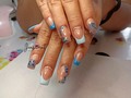 Después de un mes hicimos cambio de forma y el retoque de rosado pasamos a un azul 💙💙💙@alejacamacho.26  Recuerda agendar tu cita numero en el perfil📞 #nails💅🏻#acrilicasnails#uñasacrilicas#semipermanente#glitter#latinnails#diananails#spadeuñas#caliescali#acrilicas#nailscali#pies#nailsstar#imtagram#blancoynegro#tradicional #uñasnaturales #instagram#uñasjenbermut#uñasalocolombiano#glitter#uñascali#baby#azul