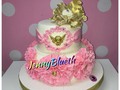 Bautizo Cake #cake #cakeart #cakedecorating #cakedecorator #cakeoftheday #pictureoftheday #fondant #fondantcake #sugar #sugarcake #birthday #cakedesign #cumple #cakedecoration #bautizo #sugarcake #sugar #maracay #jennyblueth #jennybluethcakes