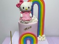 Una torta muy tierna y colorida🌈   Hello Kitty nunca pasa de moda, con más de 40 años desde su inicio y aún sigue siendo una de las favoritas de las niñas☺️  Me encantó hacer esta cake porque siento que cada color del arcoíris es una oportunidad para expresar nuestra creatividad y alegría  #jennyblueth #jennybluethcakes #cake #cakes #torta #tortas #cakedecoration #cakeoftheday #cakeoftheinstagram #cakeoftheweek #cakedesign #cakedesigner #maracay #caracas #valencia #hellokitty #rainbow #arcoiris