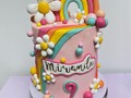Una cake al estilo groovy retro que se convirtió en una nueva tendencia en las celebraciones🌈☮️  #jennyblueth #jennybluethcakes #cake #cakes #torta #tortas #cakedecoration #cakeoftheday #cakeoftheinstagram #cakeoftheweek #cakedesign #cakedesigner #maracay #caracas #valencia