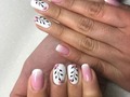 Manicura permanente, degrade y diseño 😍😍💅🏼💅🏼✨✨
