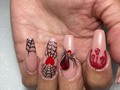 Mantenimiento de acrílico,, diseño personalizado 🕸🕷💅🏼😍, by Jessy 💐 separar cita al 📲 +56967196794 . . . . .  #uñas #nailart #nailsofinstagram #iquique #manicure #nail #beauty #gelnails #nailsoftheday #nailsonfleek #nailstagram #nailsart #nailstyle #instanails #naildesign #acrylicnails #love #inspire #naildesigns #nailswag #nailsdesign #nailpolish #iquiquechile #iquiquecity gel #nailtech #nailsnailsnails #unhas #nailartist #moda #iquiqueglorioso❤️🌴🌴🌴