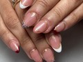 Uñas acrílicas cortas, almendrada con diseño personalizado 😍😍💅🏼💅🏼💐💐