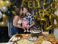 Le doy gracias a Dios por que gracias a él estoy aquí y por qué me dio mis 20añitos más sana más fuerte que nunca porque siempre pone de mi lado los buenos y los que están de verdad ahí siempre apoyándome gracias, a mi esposo por su compañía de buen hombre y por darme la felicidad que me merezco y junto a mi hija hermosa y a mi madre por traerme al mundo sana y salva y ya hoy en día convertida en madre gracias por todo eso Dios y por todo lo que me das tus bendiciones siempre van a ser lo mejor de lo mejor para todos 😍😍💓💓💓