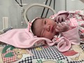 Bienvenida mi bella y hermosa hija Meina Dios te bendiga princesa de mamá 😍🥰