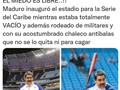 Él sabía que lo iban a chiflar. El pueblo de #venezuela ya está cansada de la miseria para el pueblo y riquezas para ellos #seriedelcaribe #seriedelcaribe2023 #leonesdelcaracas #tachira #fueramaduro