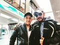 Con mi padre apunto de partir. Bendiciones.