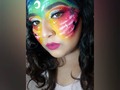 Recreación de : ( si saben si nombre mándenme md 😉) #pxlook #sunset #makeupoftheday💄 #latinasglam #mexicanmakeup #mexicanmuas #saniyecosmetics #saniye