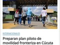 Tras el anuncio de las autoridades colombianas de la apertura vehicular por los puentes internacionales en la frontera colombo venezolana, el alcalde de Cúcuta se reunió con representantes de diferentes sectores a fin de preparar un plan piloto en materia de movilidad fronteriza a partir de este 1 de diciembre.  Más en   #Noticias  #Venezuela  #Colombia