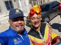 Viviendo nuestras tradiciones de Angeles Somos en el barrio Chino ICULTUR porque en Bolívar primero la Cultura