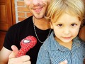 Con Sirito Y Spiderman!!! En La Parroquia...