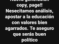 Hijos estudien, pero de verdad con pasión y compromiso. Todos los partidos polí no han demostrado que la educación no es una buena inversión. CSS colapsó desde que se volvió un monopolio. Sin salud no hay economía. Y como verás nunca fue prioridad ni siquiera para nuestro excelentísimo expresidente! Que se dedico que eliminar grandes obras hospitalarias.  Tengo la Fé que esto nos dará una ráfaga de experiencias y forzadas! Nesecitamos preparar le nueva generación.  Un país saqueado por la corrupción, Estamos contemplando los resultados. Pido a gritos que nuestros profesionales se la medicina tengan los privilegios que un diputado.  No habló de este gobierno, sino de todos los que se la empoderado de nuestras riquezas!