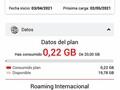 Hoy me doy cuenta que tengo 20g 😁 sigo pagando el mismo valor de mi factura