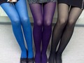 Colorful tights...