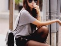 So cool. #shades #sun #miniskirt