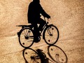 Man on a bike. #man #bike #silhouette