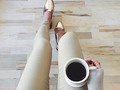 Metal flats.. #trendy #shoes #fashion #coffee