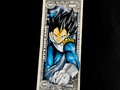 Billete intervenido #vegeta #dragonball #art #moneyart
