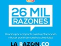 Felicitaciones @larazonco seguimos conectados...