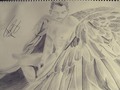 GRACIASSSSS al novel artista @yackpv por este regalo, primera vez que me dibujan, muy bueno, gracias me encanto y que mejor de todo, como un angel #pintura #me #angel #gracias #like #follow #artista #model #fitnessmodel #beautiful #arte #artista #pintor