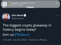 ТHАNКS ЕLON FОR FREE 27 ЕTН.