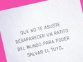 Comparte y Etiqueta a quien quisieras regalar un poquito de esa fuerza y voluntad que muchos necesitamos de salirnos de lo común desaparecer de la presión del mundo y regresar renovado!