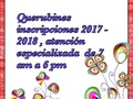 Se encuentran abiertas las inscripciones del nuevo año escolar 2017 - 2018, aceptamos querubines de 3 meses a 5 años . Tenemos espacios para el desarrollo lúdico y creativo . Fotografía diarias a tu celular 📸📱 de lo que hace el querubín . Estimulación cognitiva y sensorial . Clases de yoga, deporte, música e inglés . #Maternal #guardería #querubines cuidadoespecializado #amor❤porloquehacemos #aprendizaje #creatividad
